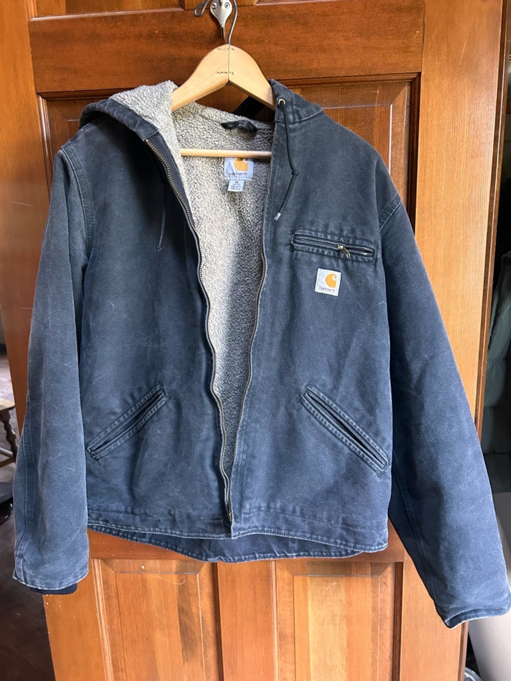 Classic Carhartt Sherpa-Lined Jacket - Womans Med.